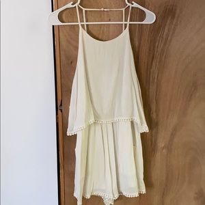 Alyssa White Romper